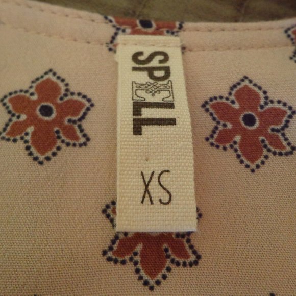 FIRM NWOT SPELL LIONHEART SUNDOWN GOWN XS Floral - Picture 4 of 16